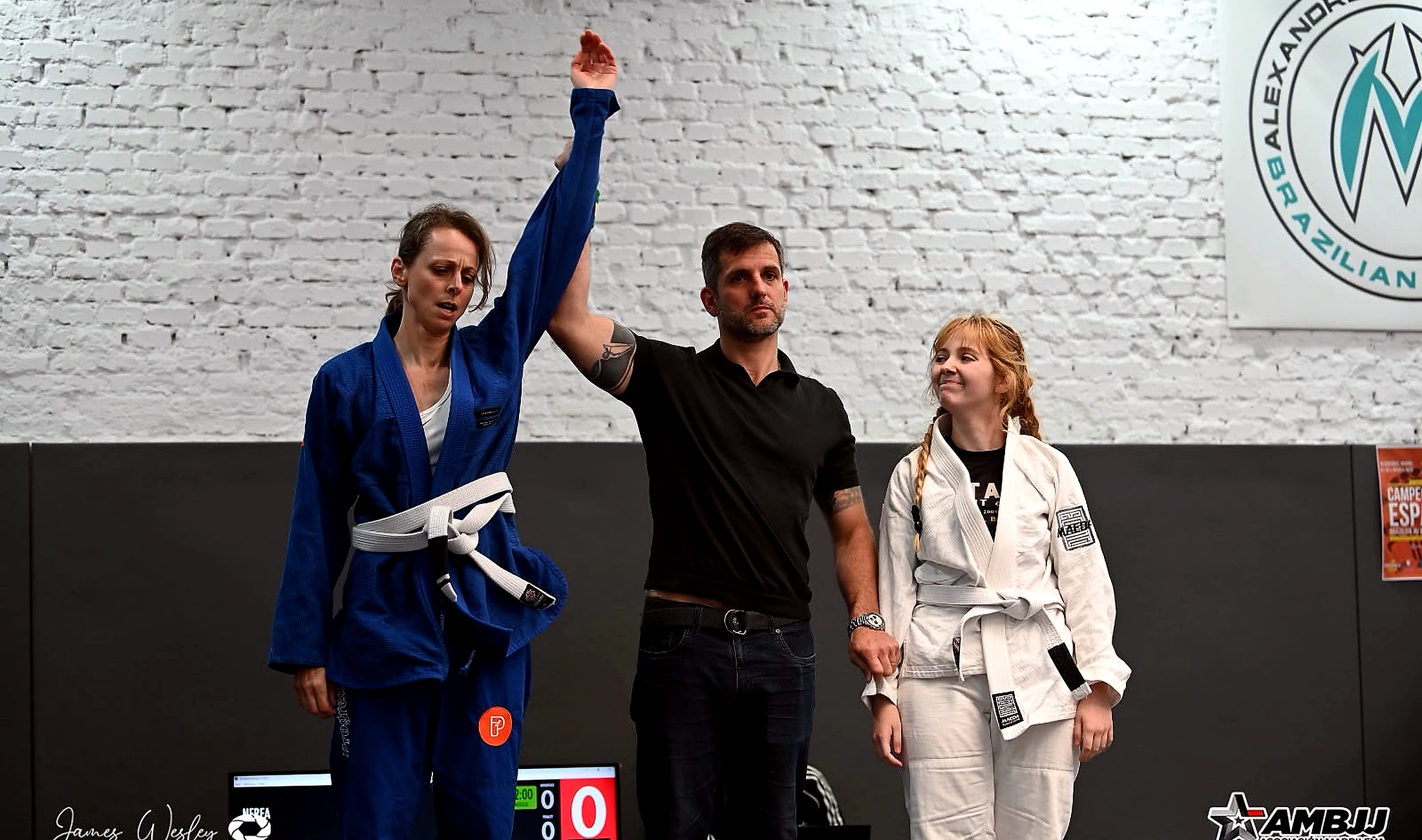 Competicion escolar de Jiu-Jitsu brasileño
